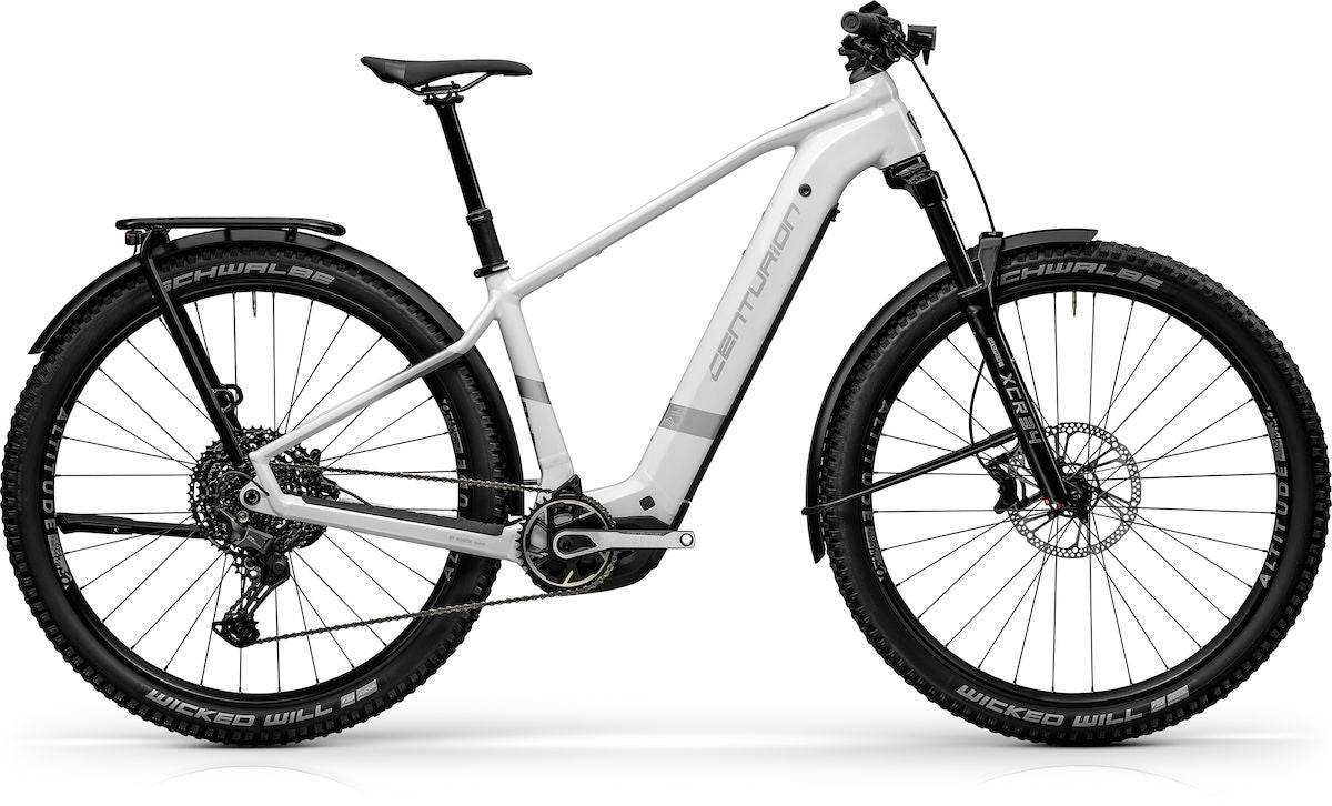 CENTURION Backfire R1000 EQ EP1 – E-SUV Hardtail, Bosch Performance Line CX, 800 Wh, Wolkenweiß