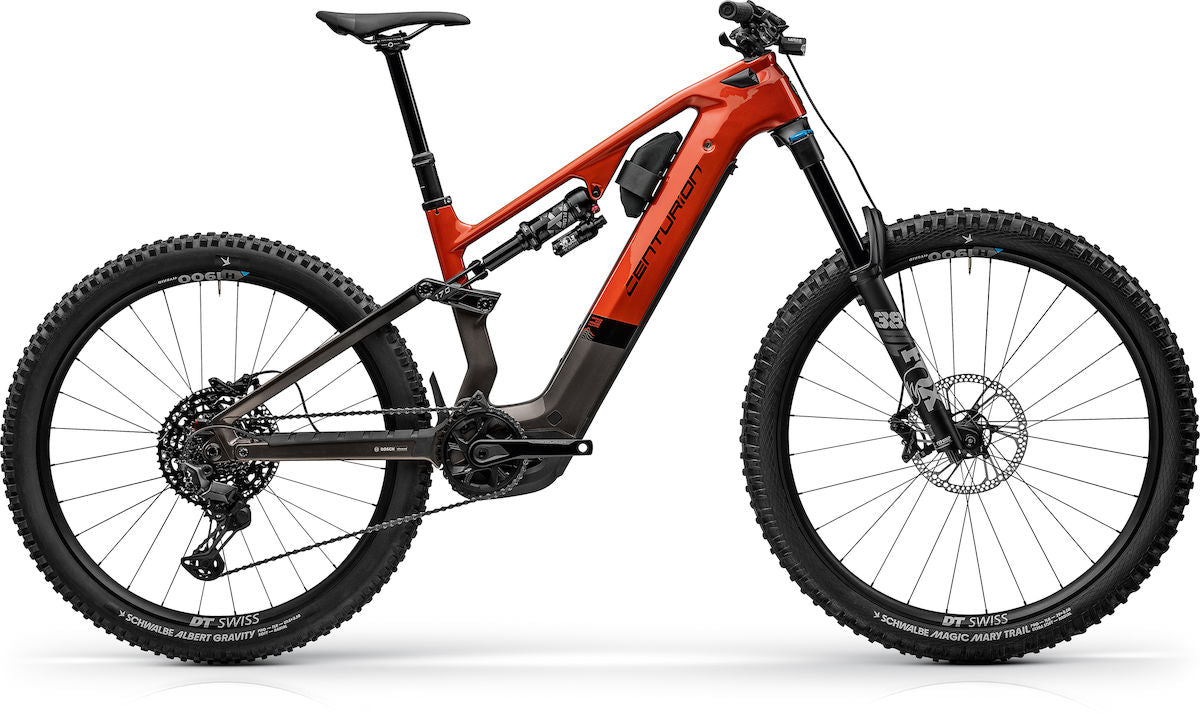 CENTURION No Pogo R5000 EP1 – E-MTB Fully, Bosch Performance Line CX, 800 Wh, Carbon, Signature Red/Kohlegrau