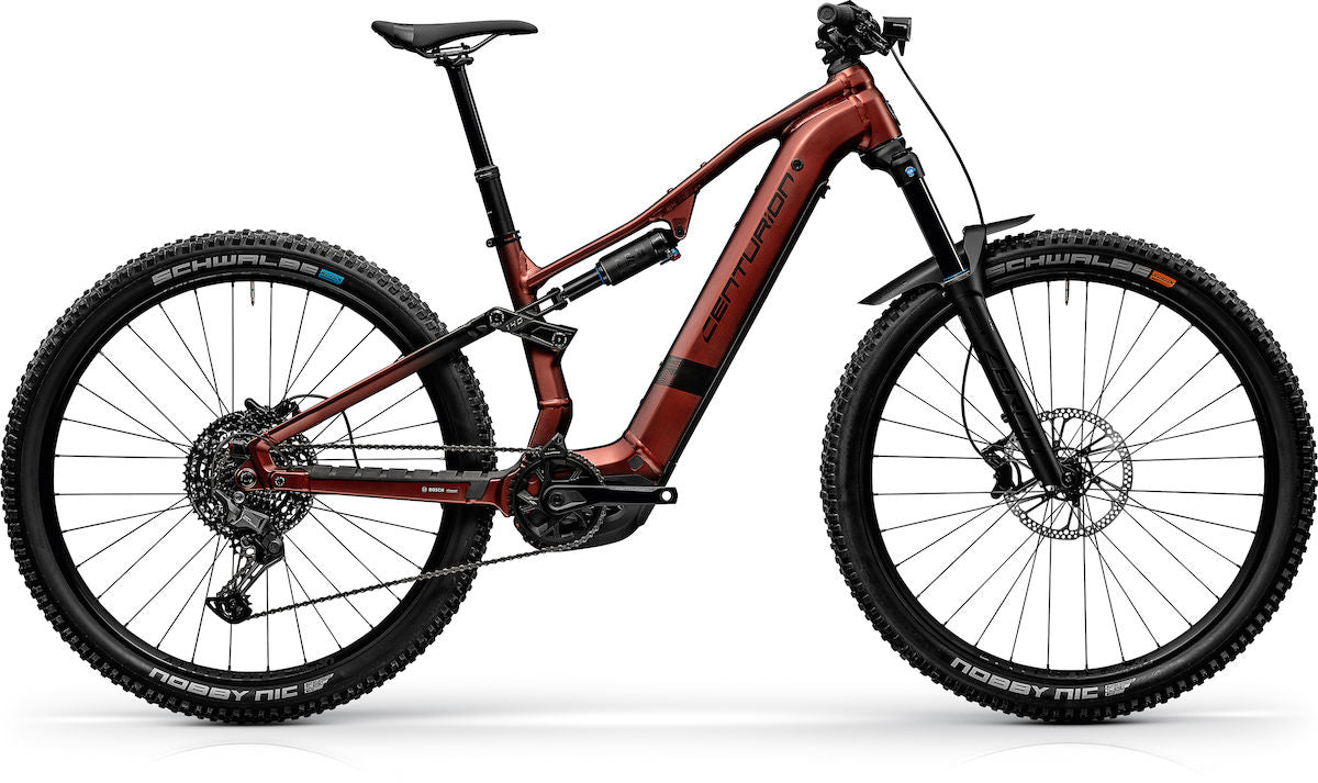 CENTURION Numinis R1000 EP1 – E-MTB Fully, Bosch Performance Line CX, 800 Wh, Mahagoni Satin