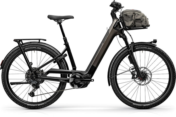 CENTURION Country R2000 L ABS EP1 – E-Trekkingbike, Bosch Performance Line CX, 800 Wh, Chromschwarz/Schwarz