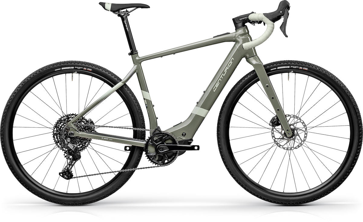 CENTURION Crossfire R1000 D EP1 – E-Gravelbike, Bosch Performance Line SX, 400 Wh, Mossy