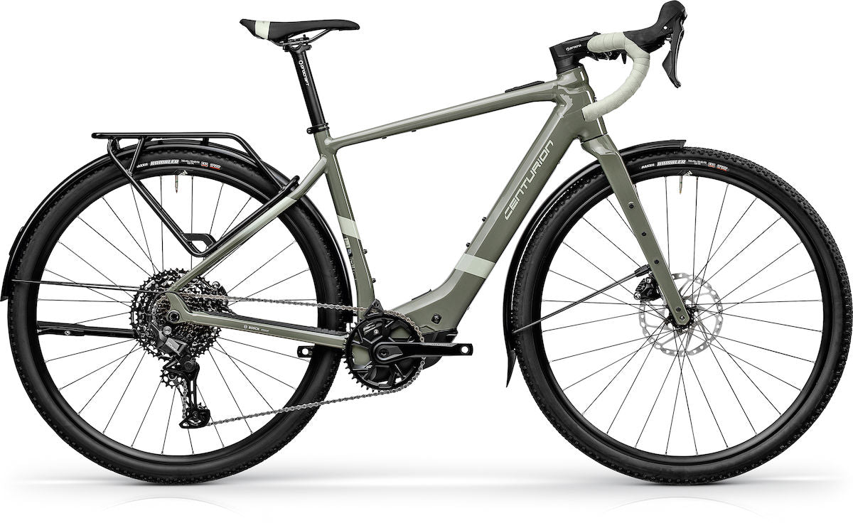 CENTURION Crossfire R1000 D EQ EP1 – E-Gravelbike, Bosch Performance Line SX, 400 Wh, Mossy