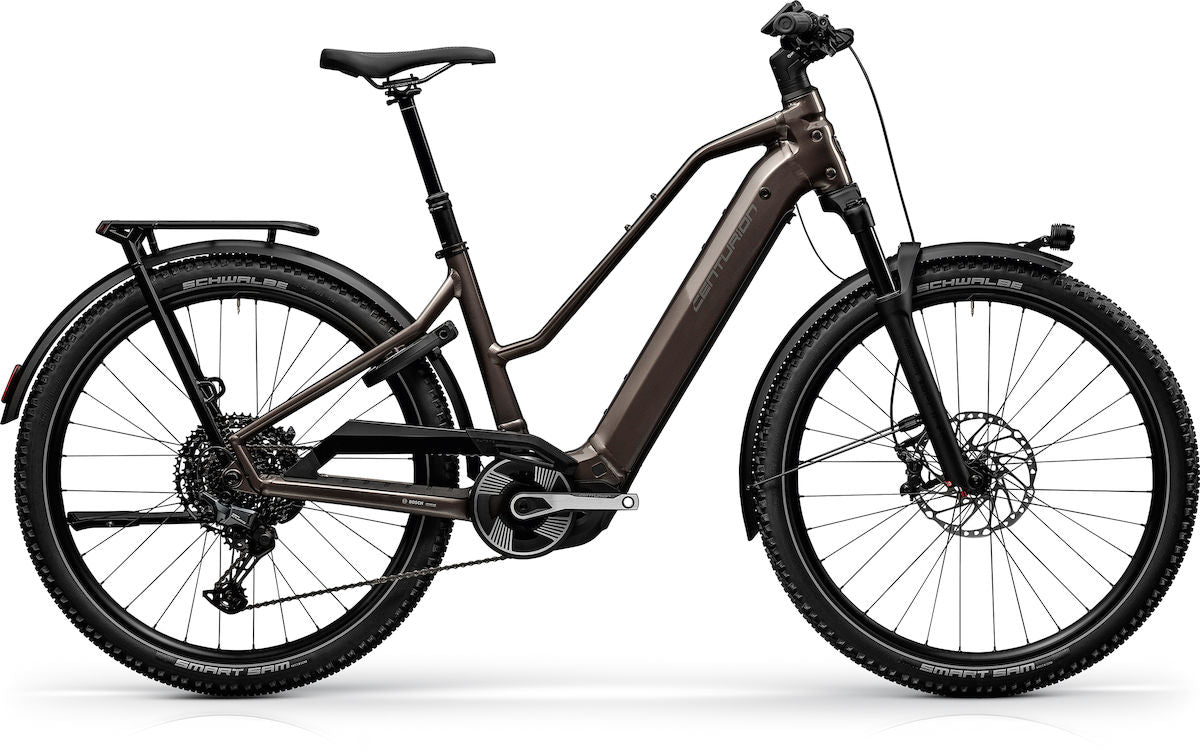 CENTURION Country R2000 T EP2 – E-Trekkingbike, Bosch Performance Line CX, 800 Wh, Kohlegrau
