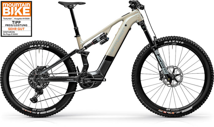 CENTURION No Pogo R3000 EP3 – E-MTB Fully, Bosch Performance Line CX, 800 Wh, Sandperlmutt