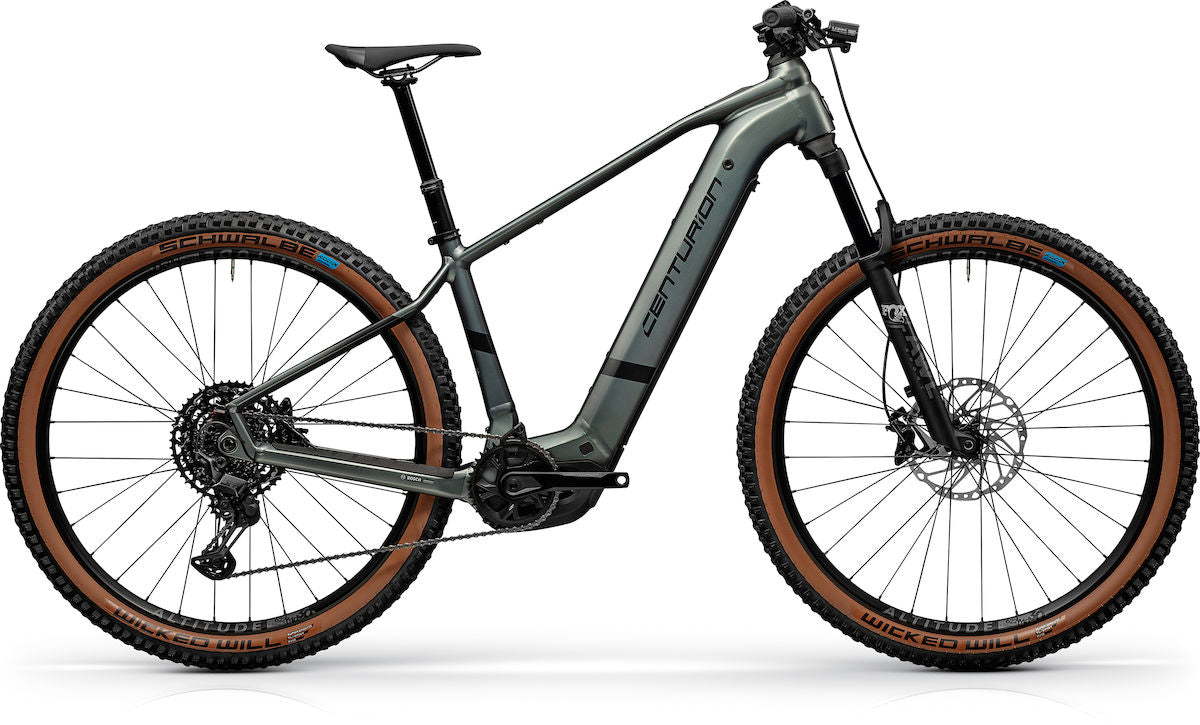 CENTURION Backfire R2000 EP5 – E-MTB Hardtail, Bosch Performance Line CX, 800 Wh, Schiefer Matt