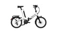 Hercules Futura Fold Carbon I-10 – E-Faltrad, 252 Wh, White Shiny