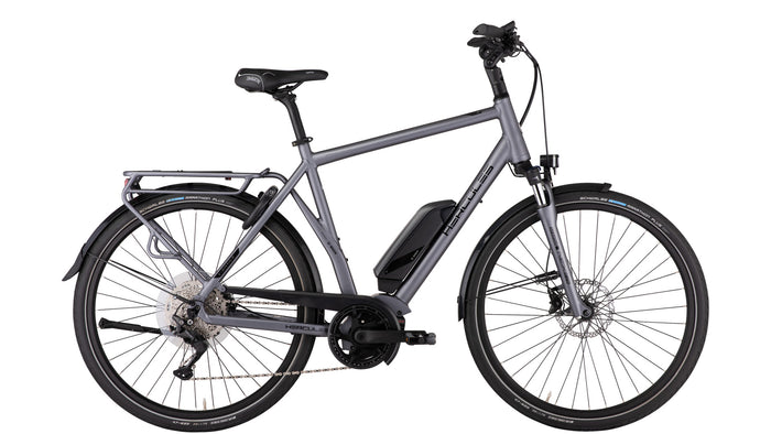 Hercules E-Imperial 180 S 10 – E-Trekkingbike, Bosch Performance Line CX, 500 Wh, Anthrazit-matt