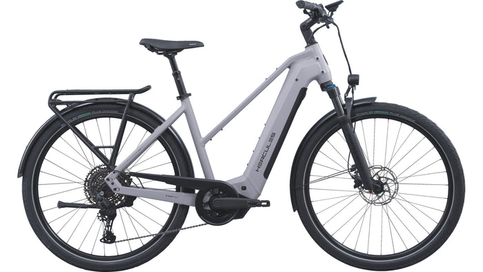 Hercules Futura HD I-11 LTD Trapez – E-Trekkingbike, Bosch Performance Line CX, 800 Wh, Grey-matt