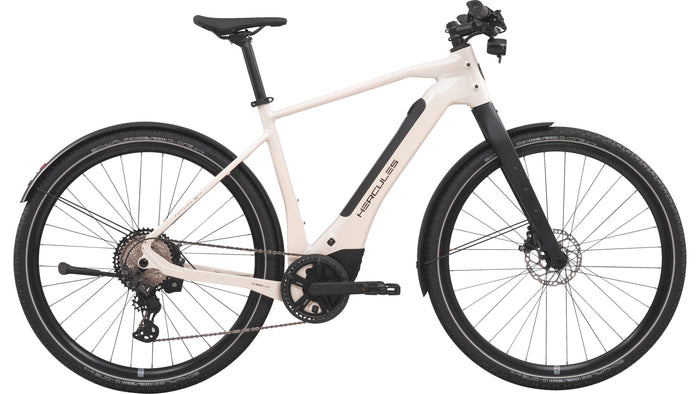 Hercules Futura SL I-12 – E-Urbanbike, Bosch Performance Line SX, 400 Wh, Pearlwhite-glossy