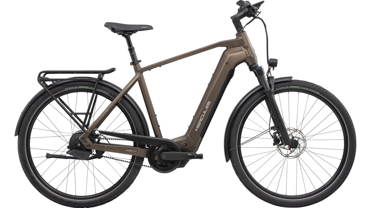 Hercules Roberta HD I-F360+ – E-Trekkingbike, Bosch Performance Line CX, 800 Wh, Nutria-matt