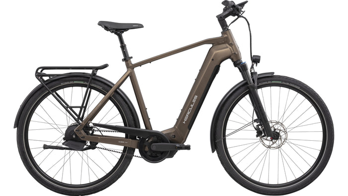Hercules Roberta HD I-F360+ – E-Trekkingbike, Bosch Performance Line CX, 800 Wh, Nutria-matt