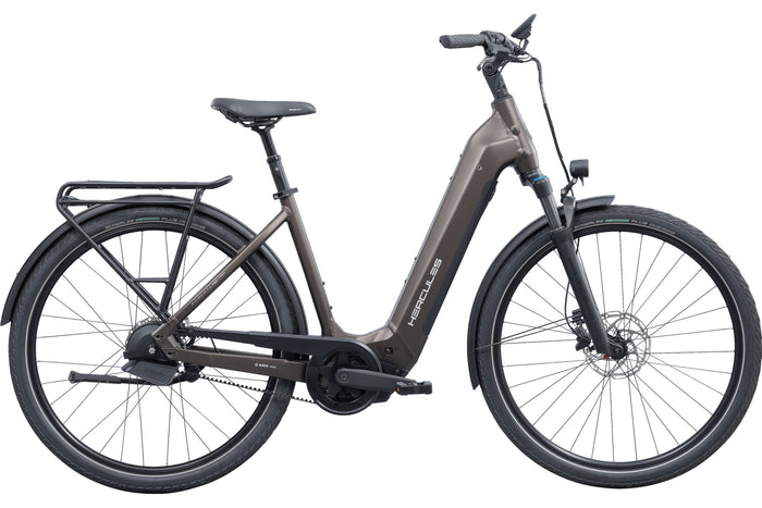 Hercules Roberta HD I-F360+ Wave – E-Trekkingbike, Bosch Performance Line CX, 800 Wh, Nutria-matt