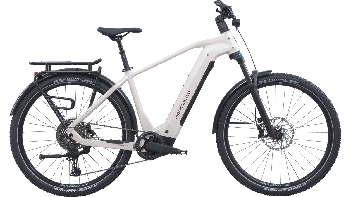 Hercules NOS SUV 4.1 – E-SUV Hardtail, Bosch Performance Line CX, 800 Wh, Pearlwhite-glossy