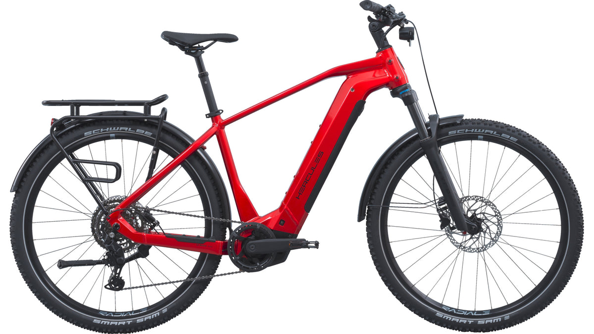 Hercules NOS SUV 4.2 – E-SUV Hardtail, Bosch Performance Line CX, 800 Wh, Red Metallic-glossy