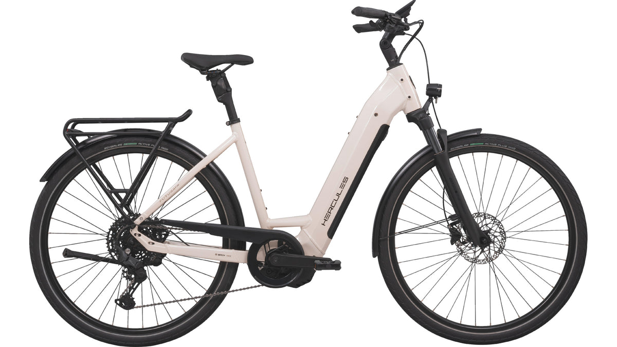Hercules Futura I-10 LTD – E-Trekkingbike, Bosch Performance Line CX, 800 Wh, Urban Blue-glossy