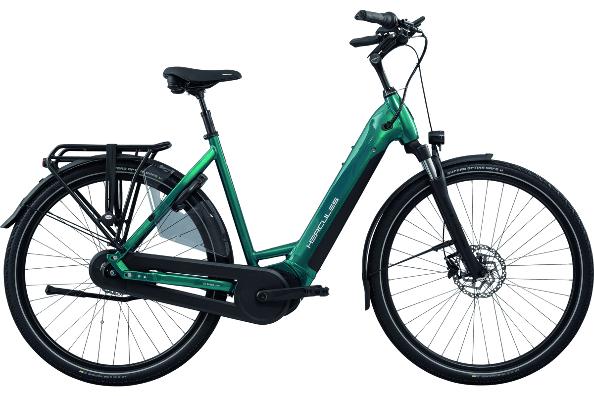 Hercules Montfoort I-F7 Wave – E-Trekkingbike, 500 Wh, Petrol-glossy
