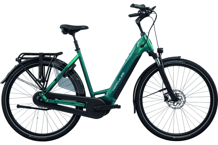 Hercules Montfoort I-F7 Wave – E-Trekkingbike, 500 Wh, Petrol-glossy