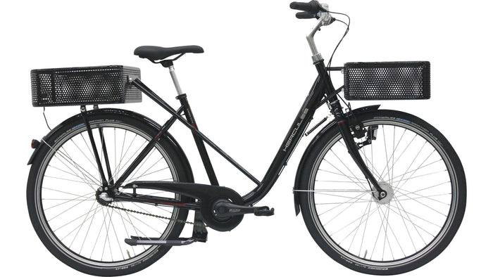 Hercules Cargo City R3 – Lastenrad, Black-glossy