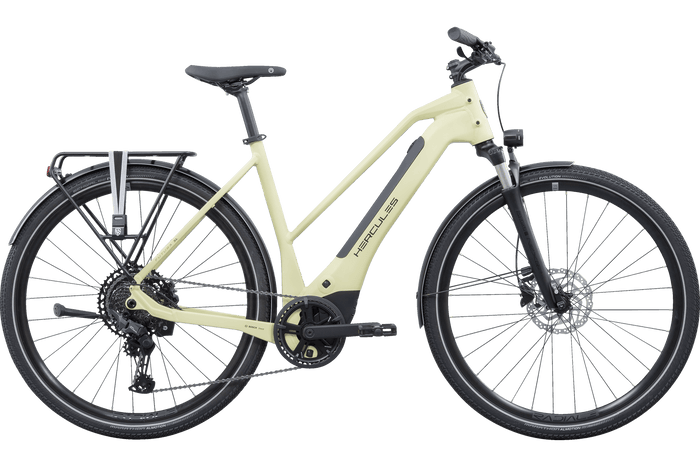 Hercules Futura SL I-11 Trapez – E-Urbanbike, Bosch Performance Line SX, 400 Wh, Lime-matt
