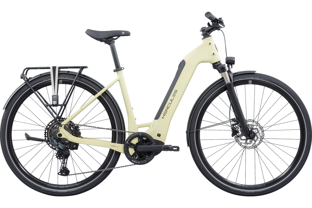 Hercules Futura SL I-11 Wave – E-Urbanbike, Bosch Performance Line SX, 400 Wh, Lime-matt