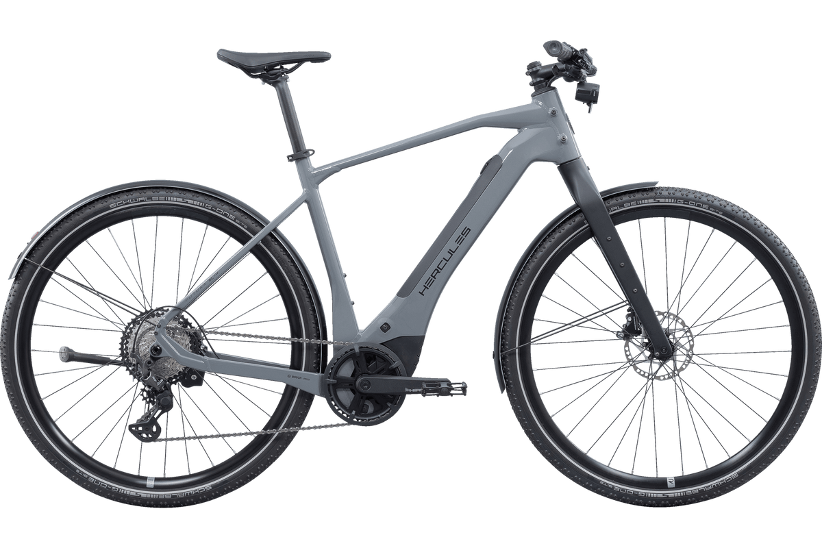 Hercules Futura SL I-12 – E-Urbanbike, Bosch Performance Line SX, 400 Wh, Graphite-glossy