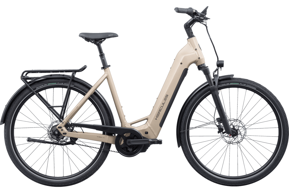 Hercules Robert/a HD R5 Wave – E-Trekkingbike, Bosch Performance Line PX, 800 Wh, Sand Beige-matt
