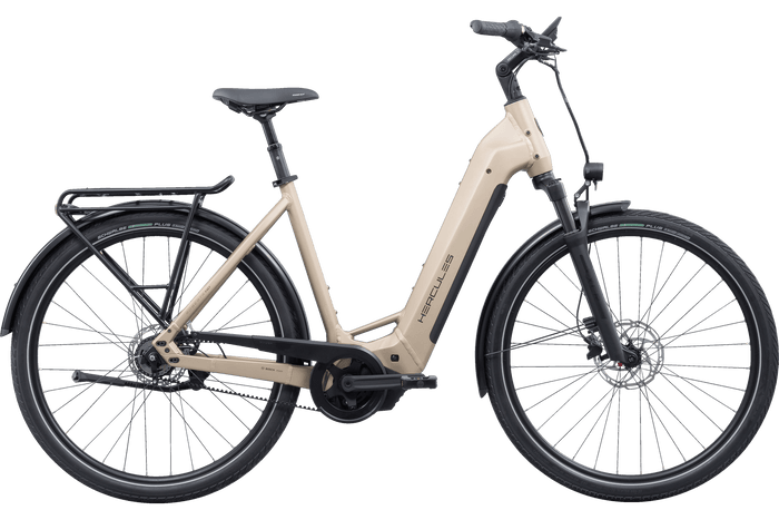 Hercules Robert/a HD R5 Wave – E-Trekkingbike, Bosch Performance Line PX, 800 Wh, Sand Beige-matt