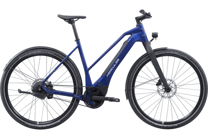 Hercules ROB SL IQ Trapez – E-Urbanbike, Bosch Performance Line SX, 400 Wh, Ink Bluegloss