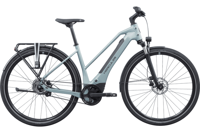 Hercules ROB SL F5 Trapez – E-Urbanbike, 400 Wh, Titanium Grey-glossy