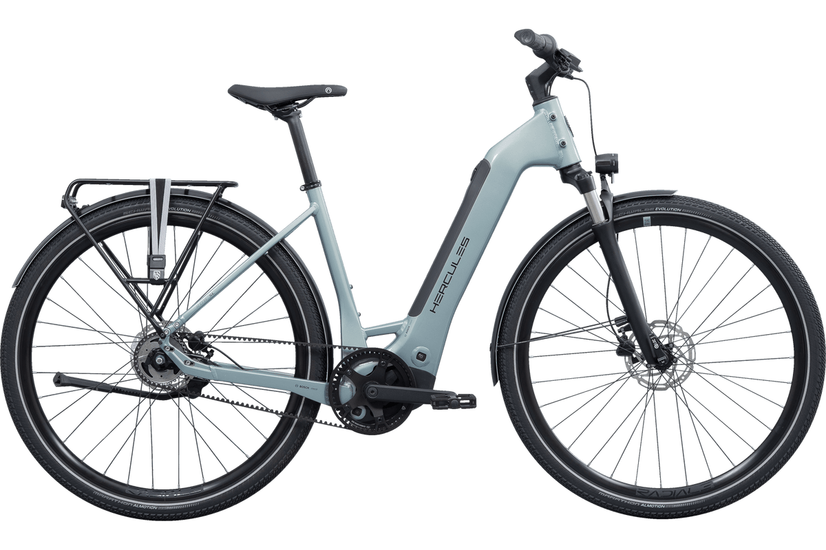 Hercules ROB SL F5 Wave – E-Urbanbike, 400 Wh, Titanium Grey-glossy