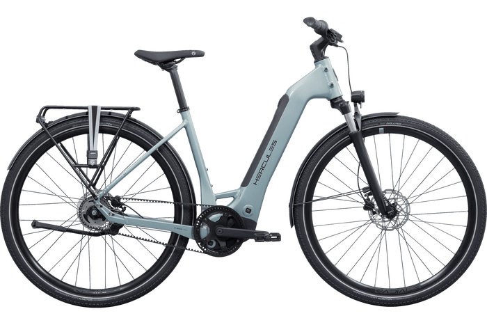 Hercules ROB SL F5 Wave – E-Urbanbike, 400 Wh, Titanium Grey-glossy
