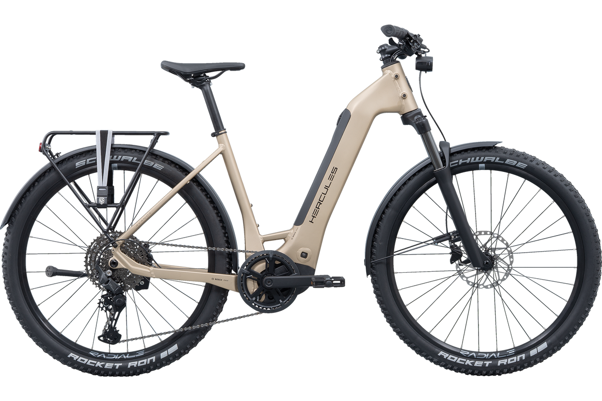 Hercules Avanos SL 10 Wave – E-SUV Hardtail, 400 Wh, Sand Beige-matt