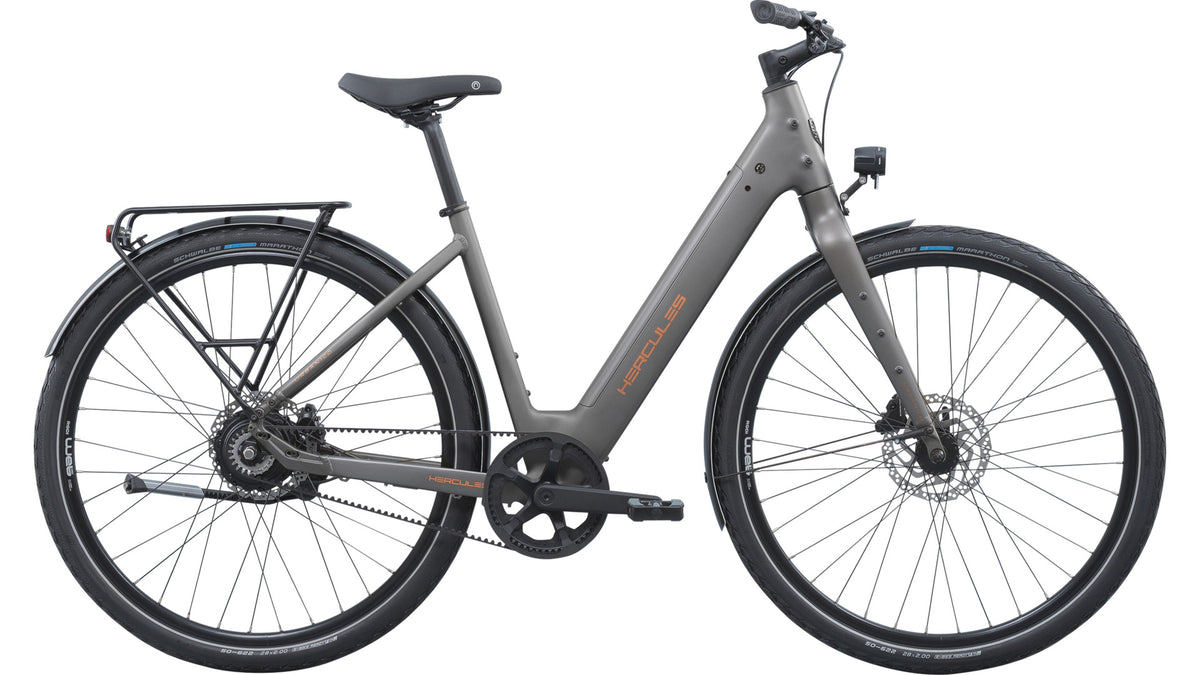 Hercules Urbanico F3 Wave – E-Urbanbike, 374 Wh, Metal Grey-matt