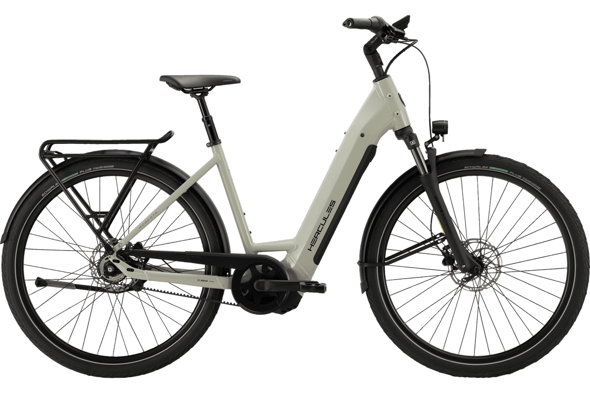 Hercules Robert/a F5 Wave – E-Trekkingbike, Bosch Performance Line, 600 Wh, Urban Grey - Glossy
