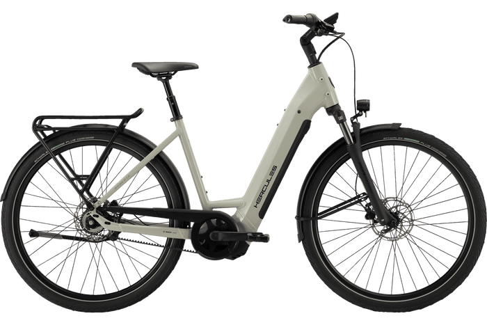 Hercules Robert/a F5 Wave – E-Trekkingbike, Bosch Performance Line, 600 Wh, Urban Grey - Glossy