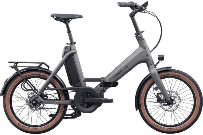 Hercules ROB Fold R5 – E-Faltrad, Bosch Performance Line, 545 Wh, Titan-matt