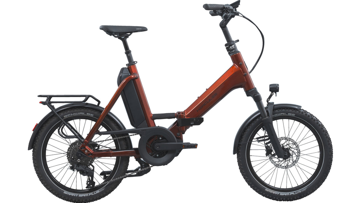 Hercules ROB Fold SUV – E-Faltrad, Bosch Performance Line PX, 545 Wh, Ultimacy Copper-glossy