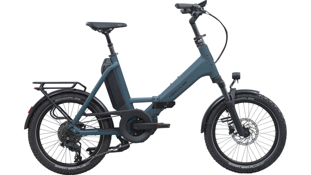 Hercules ROB Fold SUV – E-Faltrad, Bosch Performance Line PX, 545 Wh, Urban Blue-matt