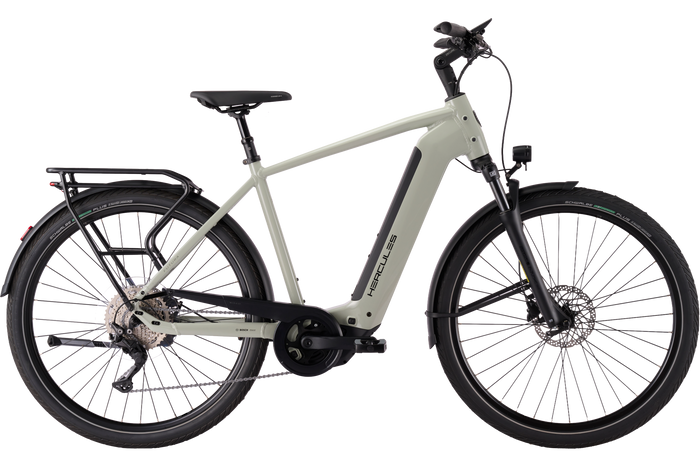 Hercules Futura 10 – E-Trekkingbike, Urban Grey - Glossy