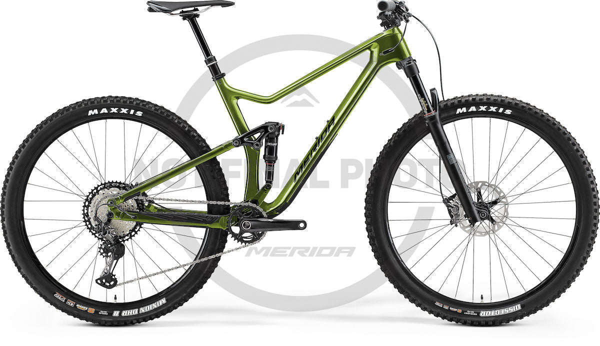 MERIDA ONE-TWENTY 9.6000 – Mountainbike Fully, Carbon, Shimano SLX M7100 Shadow+, Grün/Schwarz