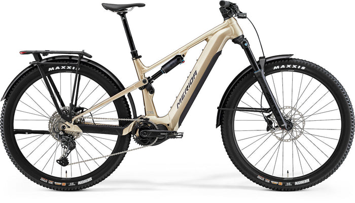 MERIDA eONE-FORTY 475 EQ IV1 – E-SUV Fully, Shimano EP801, 750 Wh, High-Cream/Schwarz