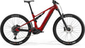 MERIDA eONE-FORTY 675 IV1 – E-MTB Fully, Shimano EP801, 750 Wh, Erdbeer-Rot/Schwarz
