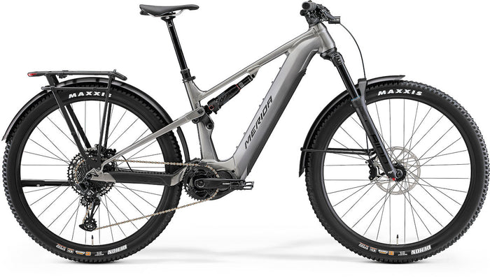 MERIDA eONE-FORTY 675 EQ IV1 – E-SUV Fully, Shimano EP801, 750 Wh, Gunmetal/Schwarz