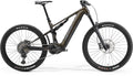 MERIDA eONE-SIXTY 875 IV1 – E-MTB Fully, Shimano EP801, 750 Wh, Gold/Grau