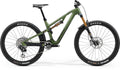 MERIDA ONE-FORTY 10K – Mountainbike Fully, Carbon, Sram XX Eagle Transmission, Grün/Schwarz-Gold