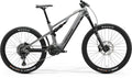 MERIDA eONE-SIXTY 6000 III1 – E-MTB Fully, Shimano EP801, 600 Wh, Carbon, Gunmetal Grey (Black)