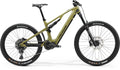 MERIDA eONE-SIXTY 6000 III1 – E-MTB Fully, Shimano EP801, 600 Wh, Carbon, Glossy Low Key Green (Black)