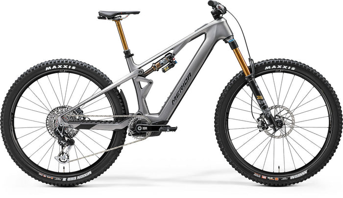 MERIDA eONE-SIXTY SL 10K I1 – E-MTB Fully, Bosch Performance Line SX, 400 Wh, Carbon, Glossy Gunmetal Grey (Black)