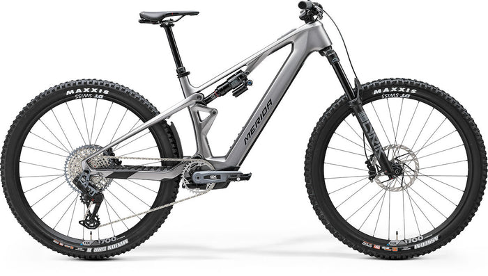 MERIDA eONE-SIXTY SL 8000 I1 – E-MTB Fully, Bosch Performance Line SX, 400 Wh, Carbon, Glossy Gunmetal Grey (Black)