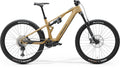 MERIDA eONE-SIXTY SL 6000 I1 – E-MTB Fully, Bosch Performance Line SX, 400 Wh, Carbon, Silk River Clay (Gold)